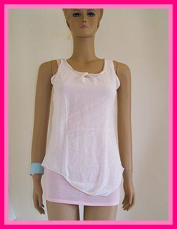 *R1* - PALE PINK 2 PIECE TOP - MEDIUM
