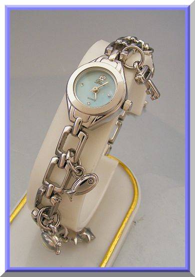 GORGEOUS CHARM BRACELET WATCH