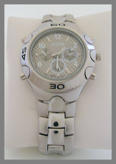 SILVER JUSTIN WATCH