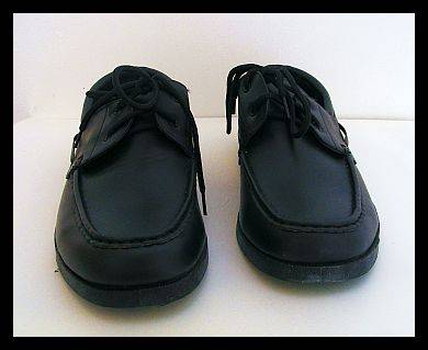 SIZE: 10 - MENS BLACK LACE UP SHOES FROM J.C. COXX