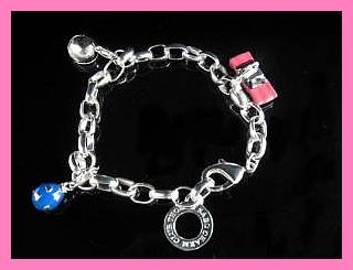 THOMAS SABO STLYE BRACELET - CAR, HELMET, HEART BALL