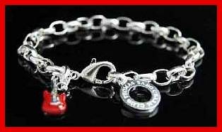 "Thomas Sabo" STYLE CHARM BRACELET - RED GUITAR