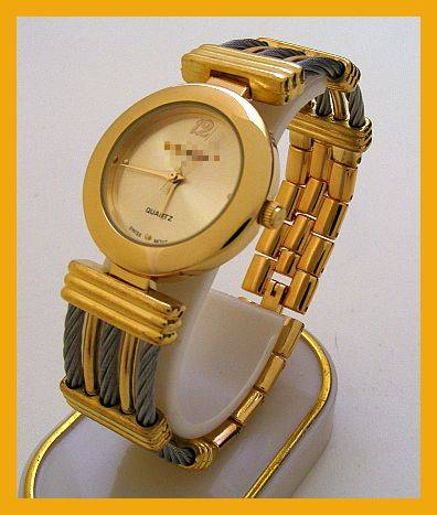 STUNNING GOLD & SILVER DESIGNER WATCH