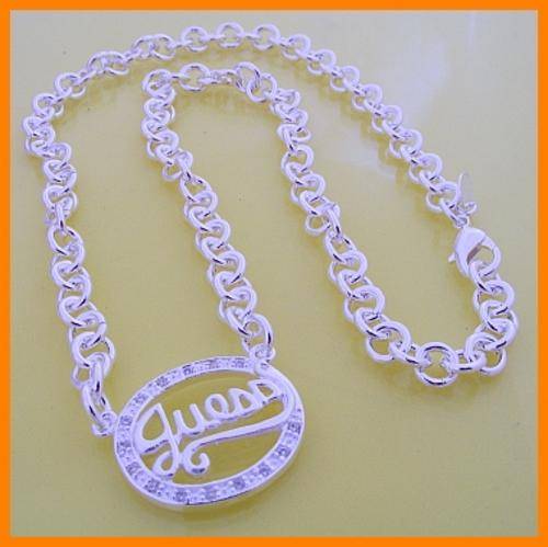 *XMAS SPECIAL* - STERLING SILVER "GUESS" STYLE NECKLACE