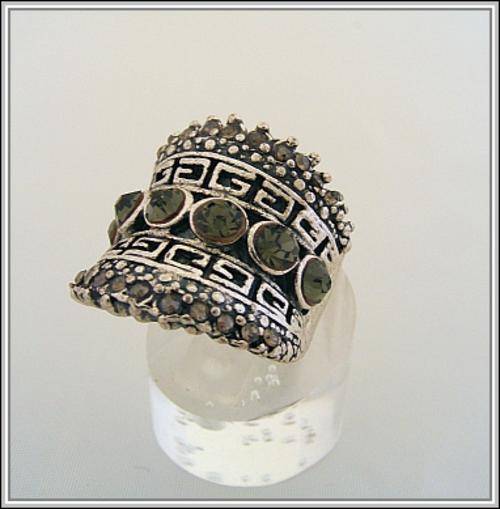 TIBETAN SILVER RING - SIZE: 8.5