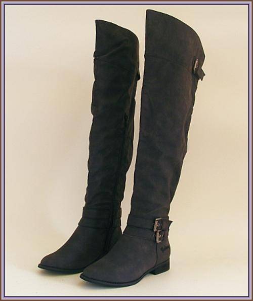 SIZE: 7 - *HOT* BLACK THIGH HIGH BOOTS FROM COOLWAY