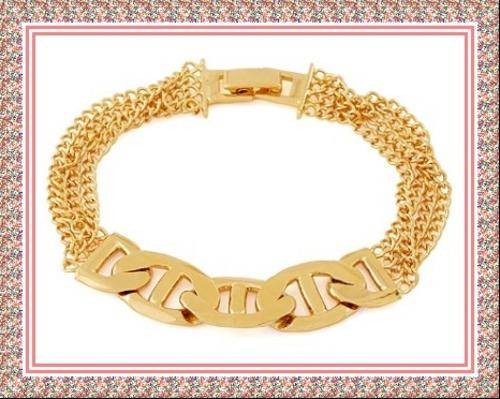 STUNNING 18K GOLD EP BRACELET