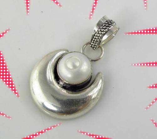 *R1* - DAZZLING RIVER PEARL 925 STERLING SILVER PENDANT