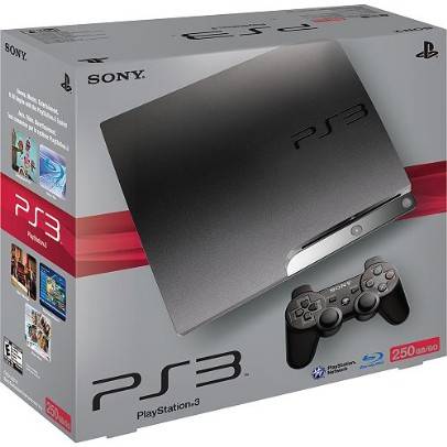 PS3 ~ Playstation SLIM 250GB  +2 FREE  games (Still in like NEW Condition)