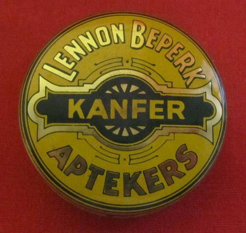"Lennon Beperk Aptekers Kanfer" Tin - great item to add to your collection