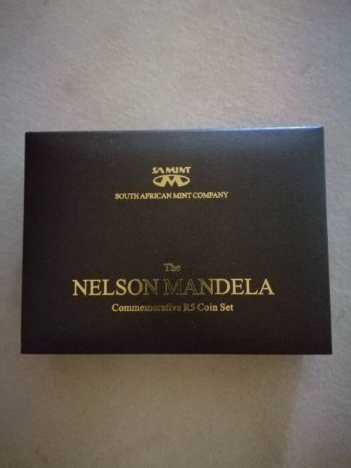 S.A Mint R5 Mandela coin set