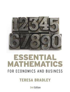 Essential Mathematics for Economics and Business 3RD ED (Free shipping)