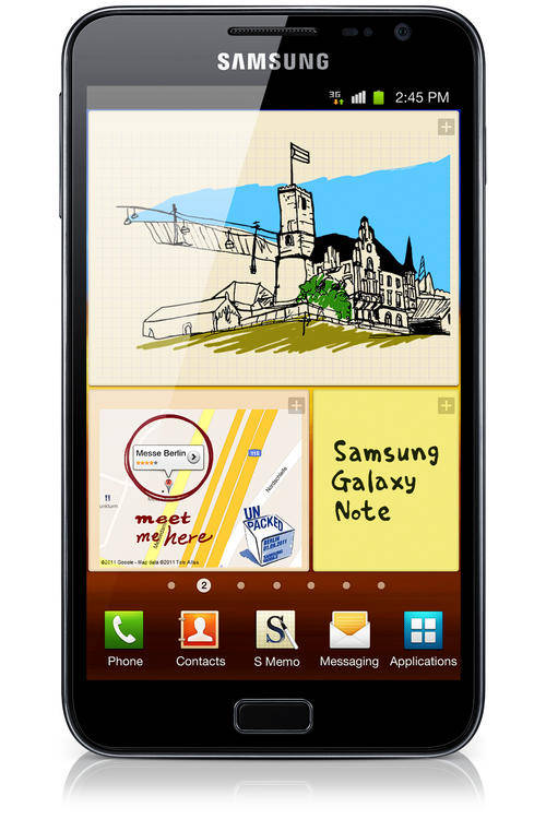 **AWESOME** Blue Samsung Galaxy Note:16GB (Brand New, Sealed) with update to Android ICS (4.0.4)
