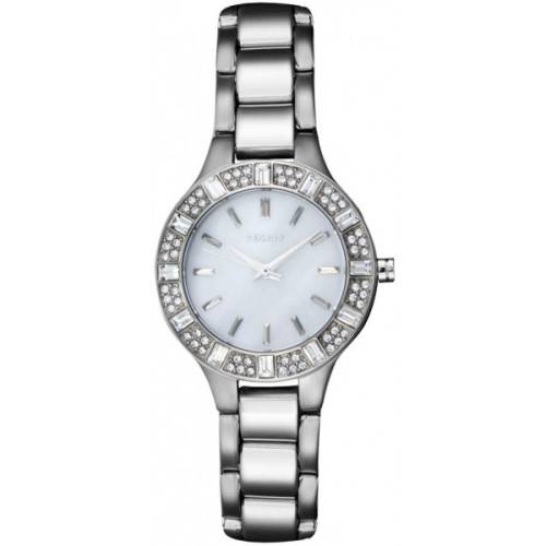 DKNY CHAMBERS STAINLESS STEEL CRYSTAL LADIES WATCH (NY8485)  **VALUE: R4299.00**