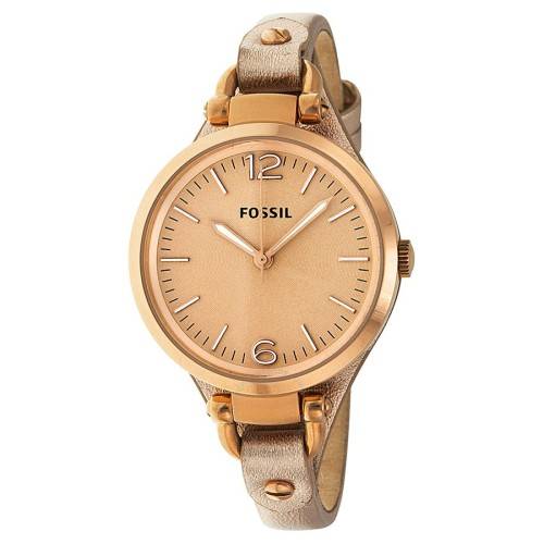 WATCHES - FOSSIL GEORGIA CALF SKIN STRAP LADIES WATCH (ES3413)