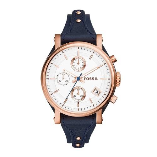 FOSSIL BOYFRIEND CHRONOGRAPH ROSE GOLD WATCH  (ES3838)  **VALUE: R4500.00**