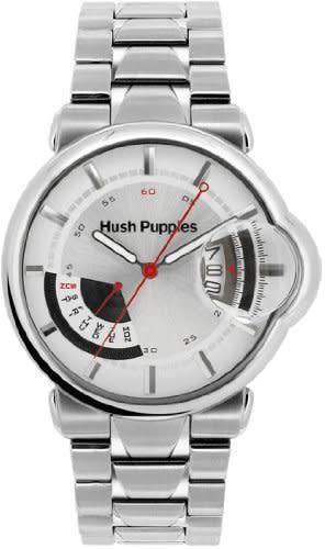 HUSH PUPPIES MEN'S SILVER DIAL STAINLESS STEEL WATCH (HP.7055M.1522 ) - 45mm