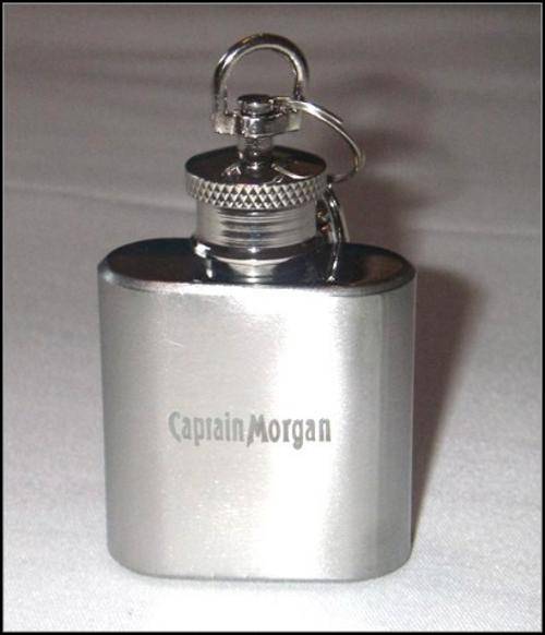 **  CRAZY AUCTION!!! - Captain Morgan Keyring Mini-Flask **