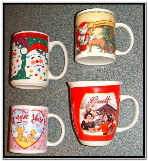 **CRAZY R1 START**  FOUR COFFEE MUGS  **
