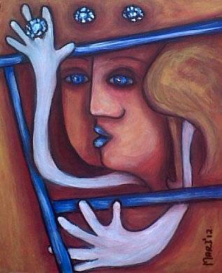 Stunning and decorative - Diamonds Are Forever 1 - Mari Mackie Original 290 X 240mm