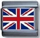 Italian Charms 9mm - Fits Nomination - ENAMEL - FLAG - UNITED KINGDOM