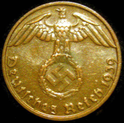 German 3rd Reich - 1939B - Reichspfennig - Great Coin! RARE!