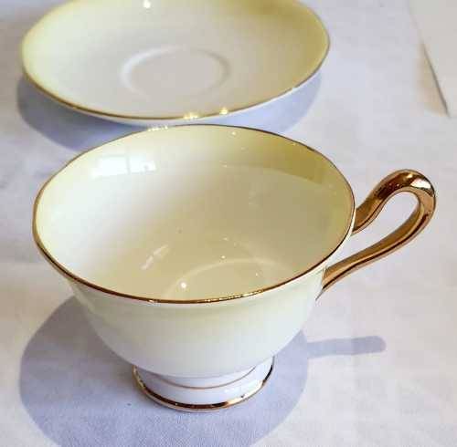 50's-70's Royal Albert - Avon Shape - Rainbow Series Yellow - Duo - Marked - VGC