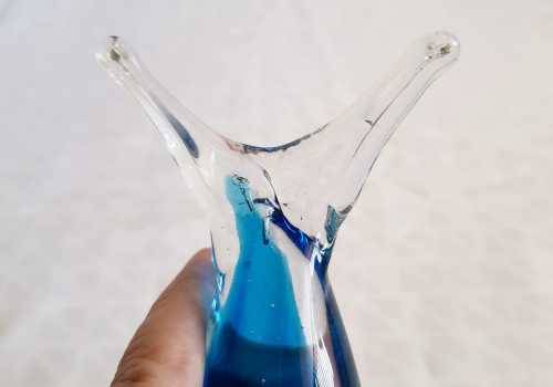 Stunning Hand Blown Murano Glass Dolphin (2) - VGC - All Appendages Fully Intact as Pics