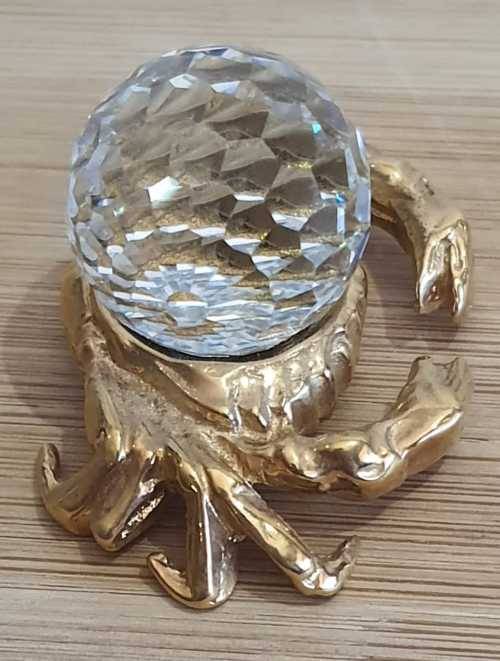 Extraordinary Gold Plated and Austrian Crystal Crab