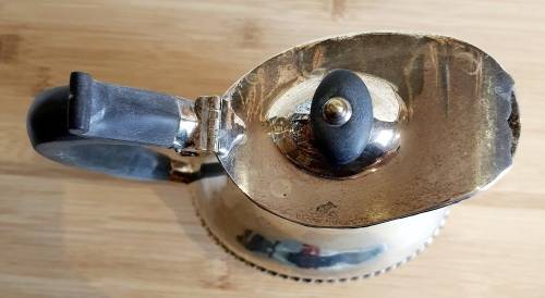 Stunning Antique Silver Plated Water Jug with Bakelite Handle and Top - Needs a Clean - Marked