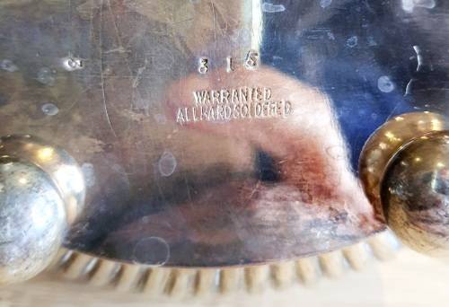 Stunning Antique Silver Plated Water Jug with Bakelite Handle and Top - Needs a Clean - Marked