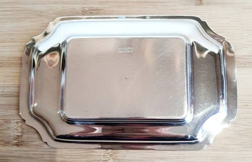 Vintage Angora EPNS Made in England Gravy Boat and Tray - Marked