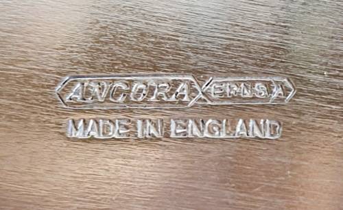 Vintage Angora EPNS Made in England Gravy Boat and Tray - Marked