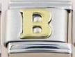 Italian Charms - Fits Nomination - Letters - GOLD B