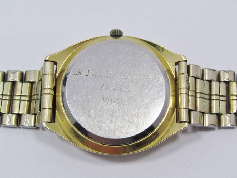 Vintage Large Omega Seamaster Quartz Watch with Date - Working!