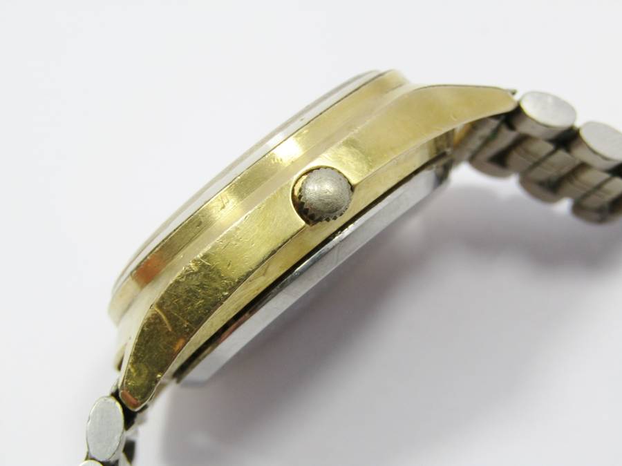 Vintage Large Omega Seamaster Quartz Watch with Date - Working!