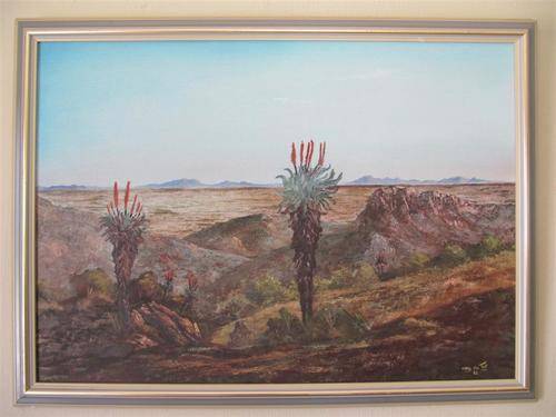 Large Chris du Toit Original Oil Painting