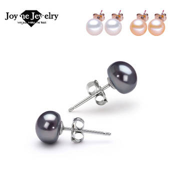 925 STERLING SILVER FRESHWATER PEARL EAR RING STUDS