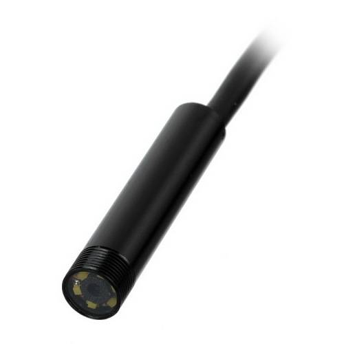 6-LED 5.5mm Lens Android Endoscope Inspection Borescope - Black (2m)