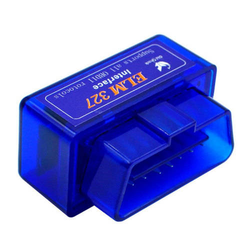 Oldshark Mini ELM327 Bluetooth OBD2 V2.1 Car Diagnostic Tool - Blue
