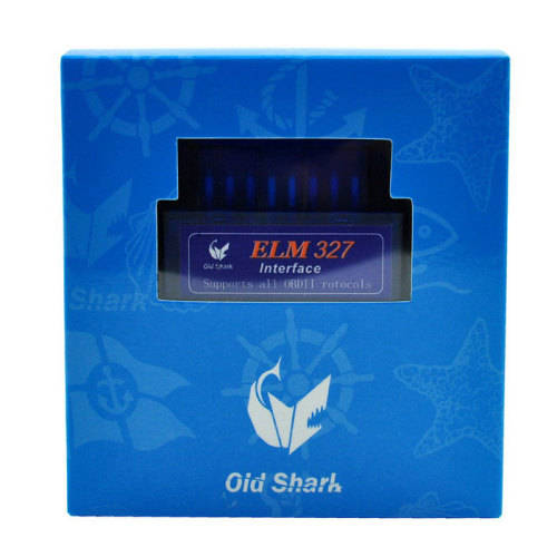 Oldshark Mini ELM327 Bluetooth OBD2 V2.1 Car Diagnostic Tool - Blue