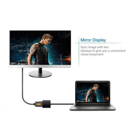 BSTUO USB 3.0 to VGA HD Multi-display Adapter Converter - Black