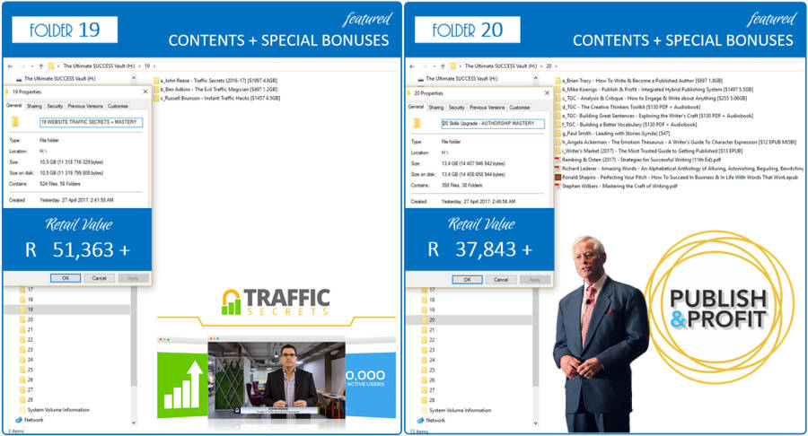 THE Ultimate meta-SUCCESS Vault +1TB HDD [Peter Diamandis,Jay Abraham,Robin Sharma,Brendon Burchard]