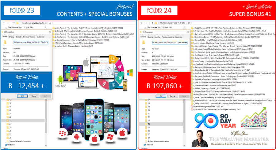 THE Ultimate meta-SUCCESS Vault +1TB HDD [Peter Diamandis,Jay Abraham,Robin Sharma,Brendon Burchard]