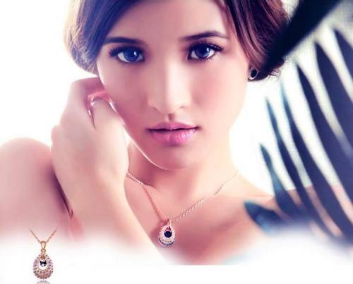 Austrian Crystal Luxury Goddess Necklace with Swarovski Elements Crystals [Valentines Special!]