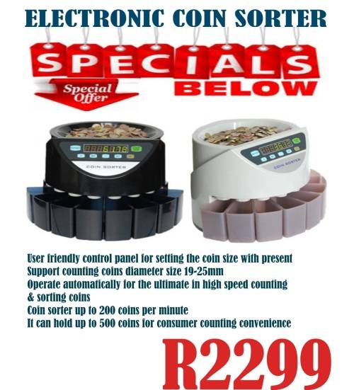 ELECTRONIC COIN SORTER