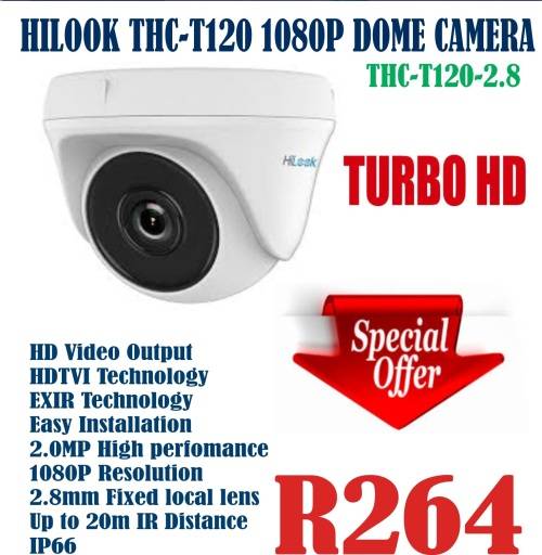 HILOOK THC-T120-2.8 MM 1080p Dome Camera