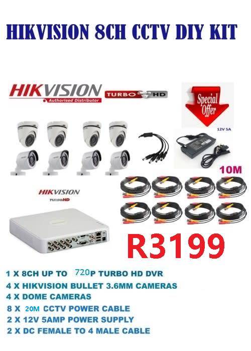 HIKVISION 8CH CCTV DIY KIT