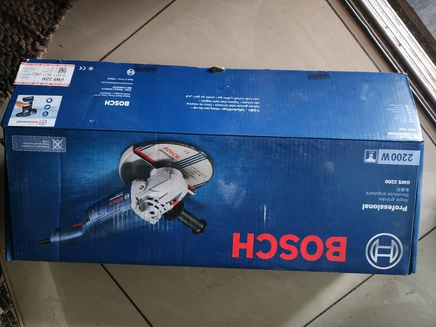 New Bosch GWS 2200 professional grinder