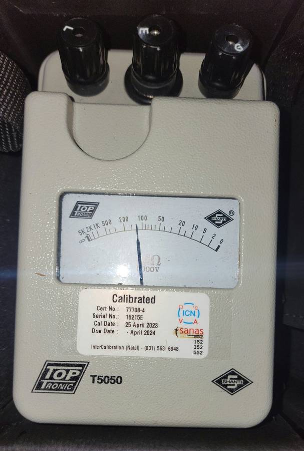 Top Tronic T5050 meggar 5000v